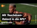 Nach Touchdown Rekord Nun NFL Amon Ra St Brown SPORTreportage ZDF