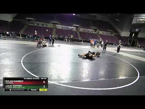 90 Lbs Round 3 - Dylan Ramirez, Colorado Vs Louie Romero, La Gente Wrestling Club 2ddc