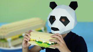 Stop Motion Cooking / Lego Cheese Corn Dog / Lego In Real Life / ASMR
