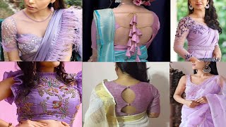 Lavendra Colour Blouse Designs New Model||Blouse Back Neck Designs||Blouse Hand & Neck Designs