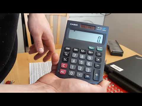Battery replacement on casio solar   powered calculator.