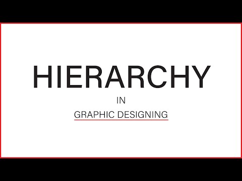 Hierarchy Class #11 - Visual element of Graphic Design - Graphical academy