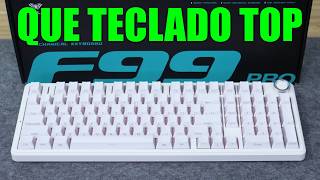 COMPREI UM TECLADO QUE DURA UMA VIDA, AULA F99 PRO