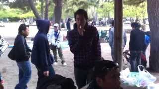 preview picture of video 'Nyanyi dangdut di taman kurashiki japan'