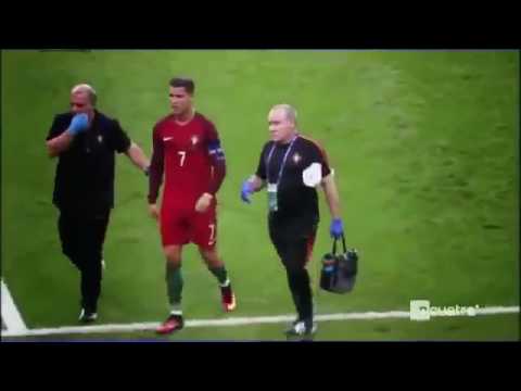 Cristiano Ronaldo fights with pain in knee after injury