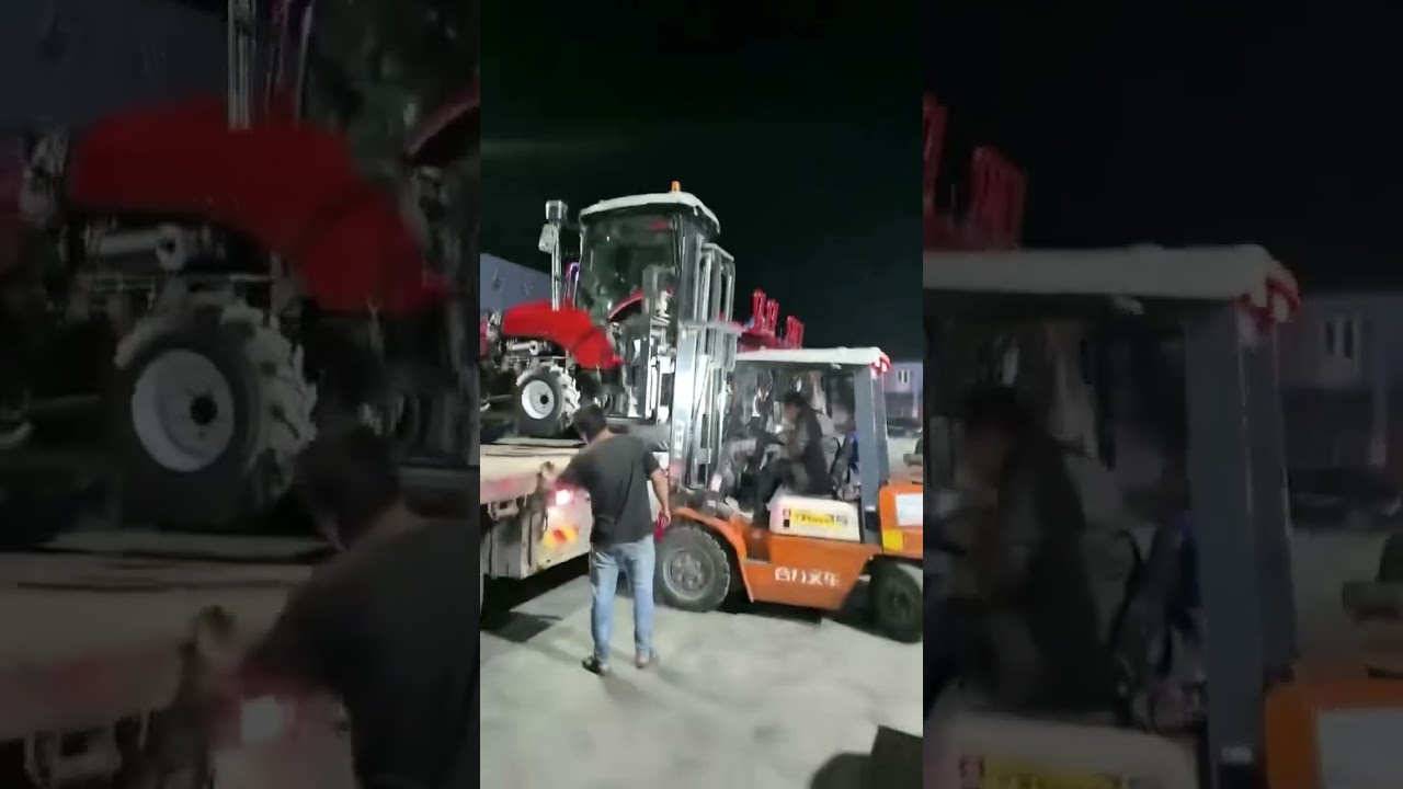 Tractors loading from to Africa