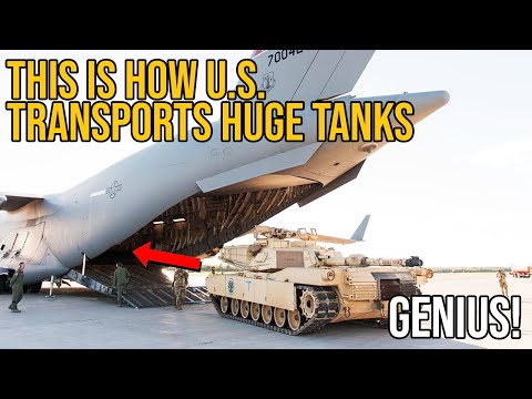 Genius Idea Of The US Army On Transporting Military Tanks and Armored Vehicles Across Ocean