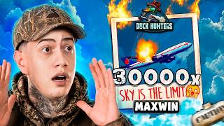 PEGUEI UM MAXWIN NO DUCK HUNTERS COM 4 GIROS!!