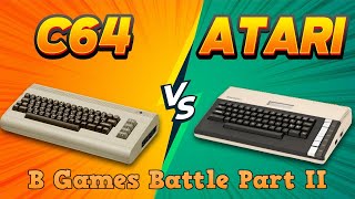 C64 vs Atari 800XL More B Games You Missed 🕹️