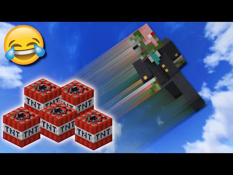 Farzy - How To Make A TNT Launcher In Minecraft! - (Launch Your Friends With Ease)