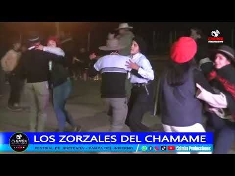LOS ZORZALES DEL CHAMAME, FESTIVAL DE JINETEADA   PAMPA DEL INFIERNO   28 06 26