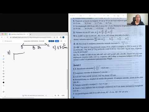 Test de evaluare initiala clasa a 8 a - indicatii pe scurt