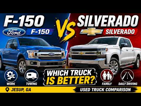 Used Ford F-150 versus Chevrolet Silverado in Jesup Georgia