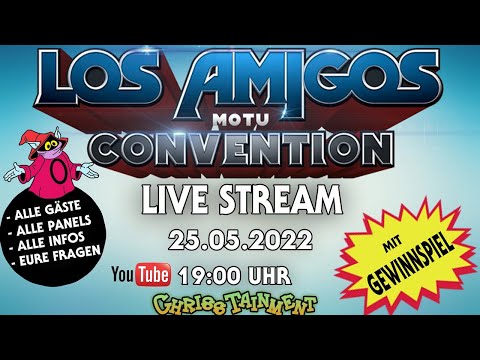 LOS AMIGOS 4 CON  Live Stream  mit den Machern Europas größter MOTU Convention