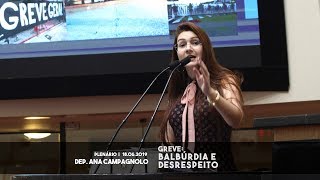 Greve da Esquerda balbúrdia e desrespeito