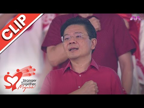 Pledge and National Anthem as parade comes to a close | National Day Parade 2022