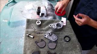 Harley front brake caliper rebuild