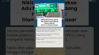 Sidang Kembali Ricuh! Nikita Mirzani & Jaksa Adu Mulut, Hakim Marah: Diam, Ini Bukan Pasar
