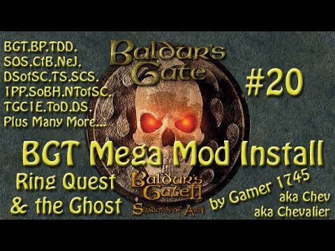 Let's Play Baldur's Gate Trilogy Mega Mod Part 20 - Ring Quest & Ghost