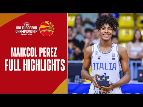 Maikcol Perez | Italy 🇮🇹 | Full Highlights from #FIBAU16Europe