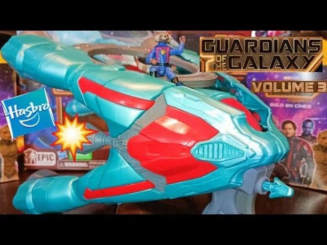 Vídeo relacionado con Hasbro - Marvel Guardianes de la Galaxia Vol. 3, Figura de acción con vehículo y Arma, Juguetes de superhéroes para niños y niñas