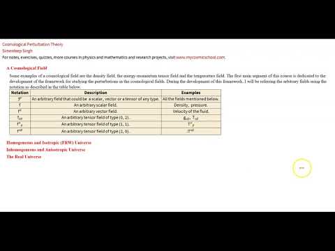 01 A Cosmological Field