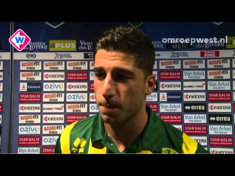 Interview Ninos Gouriye na ADO Den Haag-FC Twente