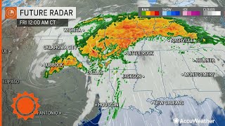 Severe weather threat brings tornado risk to south-central US | AccuWeather