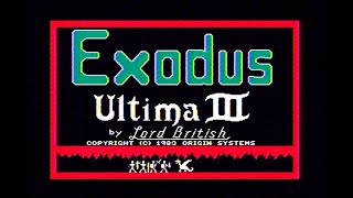 Ultima III Atari 8-bit Soundtrack on Original Atari 400 Hardware