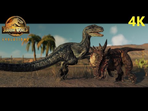 BLUE VS STYGIMOLOCH - Jurassic World Evolution 2 (4K)