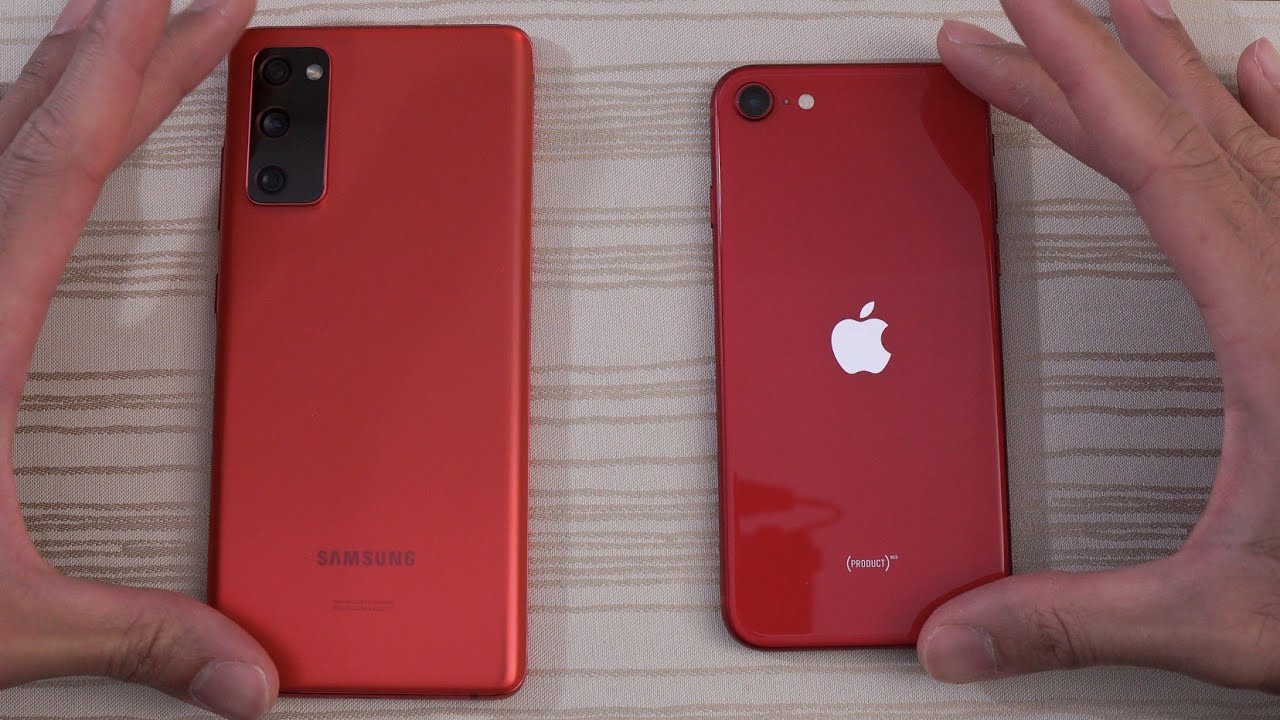 Samsung Galaxy S20 FE vs iPhone SE 2020 - Speed Test!