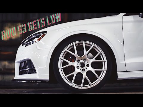 AUDI S3 GET’S LOW part 2 Rear spring Install