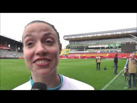 Silke Vanwynsberghe na bekerfinale RSC Anderlecht - KAA Gent Ladies op 13.05.2017