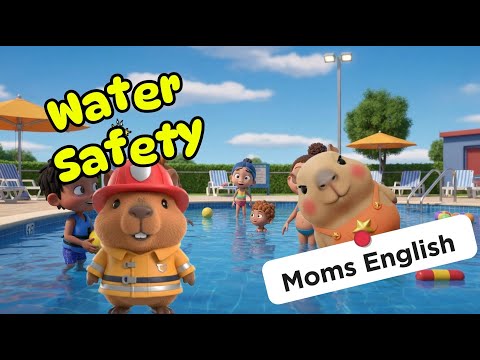 [Moms English] EP017. Water Safety | Kids English | Safety Education for Children