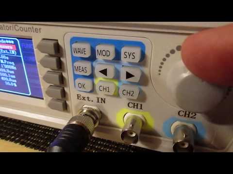 Measuring Frequency with the JDS6600 DDS Signal Generator/Counter
