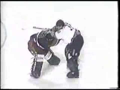 t-birds goalie scrap