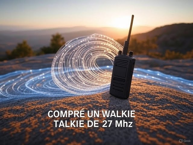 Vídeo relacionado con ACMR-401 Antena táctica CB 27 Mhz para walkies RANDY II, RANDY III, K-PO PANTHER, LAFAYETTE URANO conector antena TNC MACHO