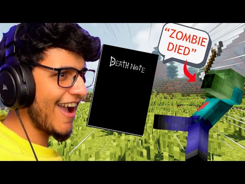 Minecraft But I Have Deathnote!!