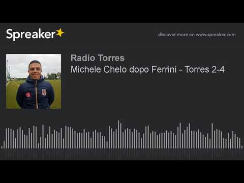 Michele Chelo dopo Ferrini - Torres 2-4