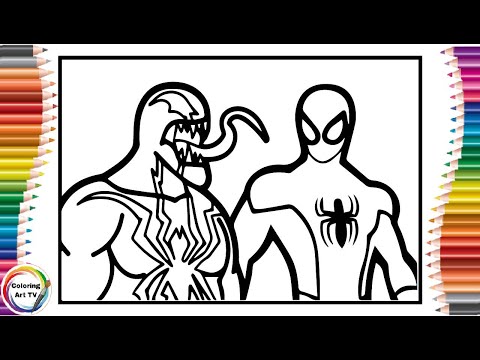 Spiderman VS Venom Coloring Page/Spiderman Venom Coloring Pages /Cream Blade Daydream NCS release