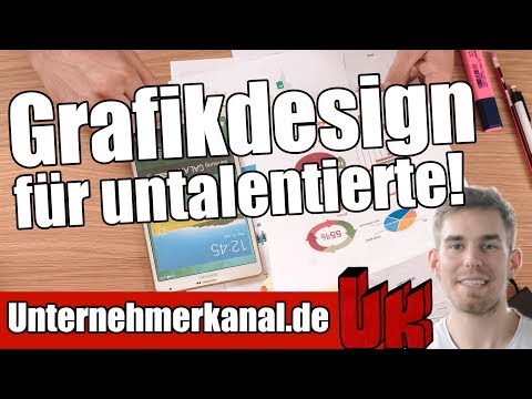 Einfach & kostenlos Grafiken erstellen? Grafikdesign für untalentierte mit Canva - Tutorial Deutsch