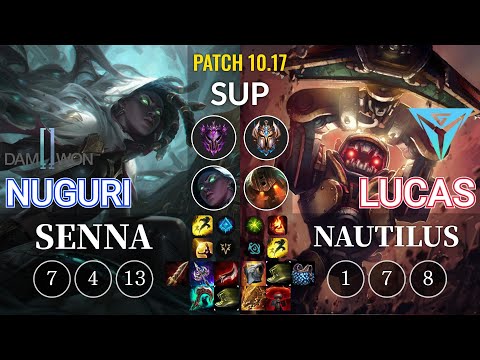 DWG Nuguri Senna vs IGY Lucas Nautilus Sup - KR Patch 10.17