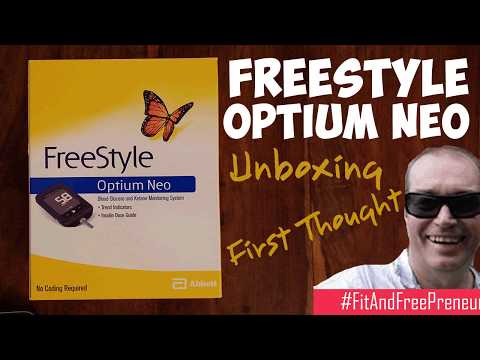 Freestyle optium neo glucometer unboxing