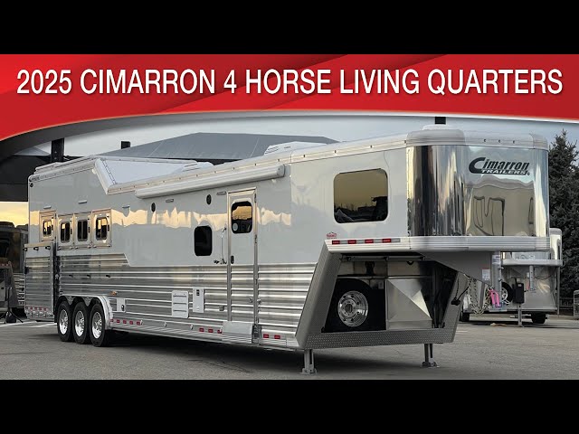 Preview image of 2025 Cimarron Norstar 4 Horse Living Quarters With Air Ride And Starlink youtube video