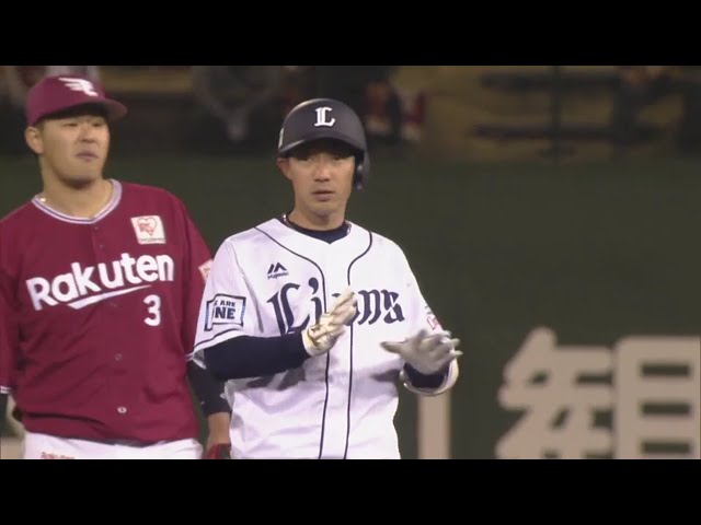 【5回裏】ベンチも盛り上がる!! ライオンズ・熊代 3年ぶりのヒットを放ちチャンスメイク!! 2019/4/9 L-E