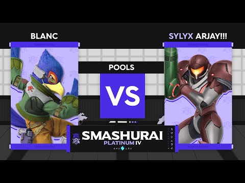 Smashurai Platinum #4 | Blanc (Falco) Vs. ARJAY!!! (Samus) Pools