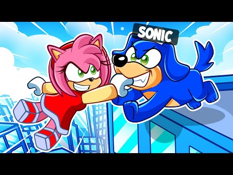 SONIC VIROU CACHORRO PROTETOR no Roblox Snapchat!