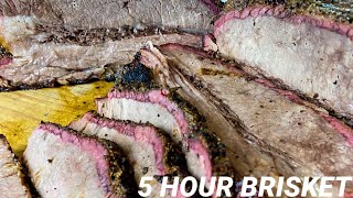 Oklahoma Joe Rider DLX Brisket - Hot and Fast (5 Hour Cook)!!!