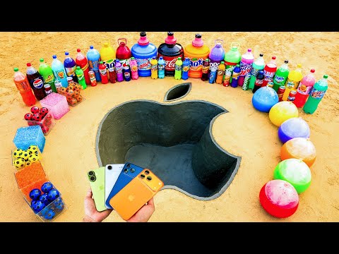 How to make APPLE logo, iPhone 17 vs Coca Cola, Mtn Dew, Fanta vs Mentos & Popular Sodas