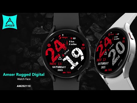 Amser Rugged Watch Face
